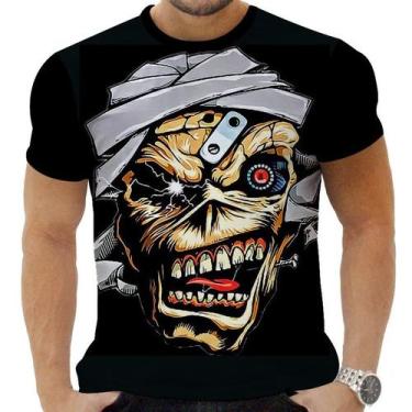 Imagem de Camiseta Camisa Personalizada Rock Iron Maiden Metal 5 - Obsidiana Co,