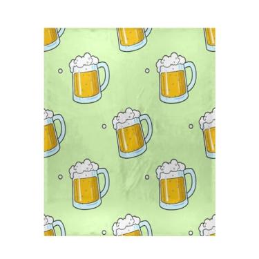 Imagem de Blueangle Cobertor de canecas de cerveja super macio e quente, 127 x 152 cm, leve para todas as estações, cobertor aconchegante para cama, sofá, sofá, fácil de cuidar (287)