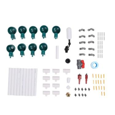 Imagem de Generic Automático de Bebedouro para Frango, Conjunto de Alimentador Automático de água para Aves Com Flutuação Controlada Com 9 Copos de água, para Galinhas, Patos, Perus, Codornas,