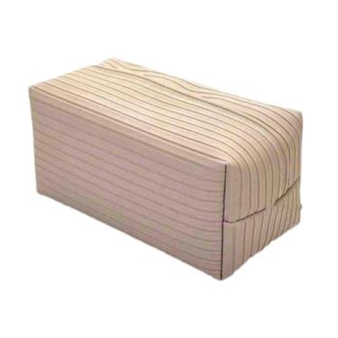 Imagem de IEUDNS Porta-lenços de couro PU para mesa, com capa protetora, dispensador de papel higiênico e porta-papel facial para banheiro e restaurante, Bege