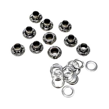 Imagem de Esquirla Kit com 10 ilhós de metal leves e fáceis de instalar, ideais para lonas, núcleos de miçangas e projetos de bricolagem, Style a