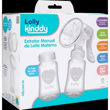 Imagem de Bomba Extratora Manual de Leite Materno + Pote de Leite Extra + Bolsa 