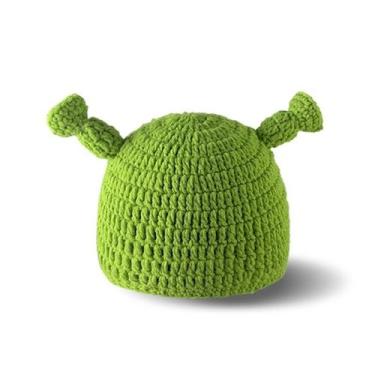 Imagem de Chapéu de malha Shreks Anime Winter Beanie para adultos e crianças - Y