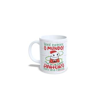 Imagem de Caneca de Cerâmica 325ml Tema Natal, Gente que Ama Panetone, Branca com Estampa Natalina (7)
