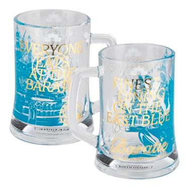 Imagem de Paladone Caneca de vidro Baratie One Piece com alça de 500 ml, mercadoria oficialmente licenciada da Netflix Anime Pop Culture para fãs