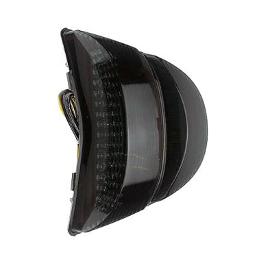 Imagem de Riloer Luz traseira de freio integrada, lâmpada traseira de freio de motocicleta LED 1 peça luz vermelha corrida luz âmbar seta, 2002-2003 compatível com Honda CBR 954RR, fumê