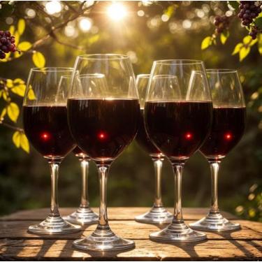 Imagem de Jogo de Taças de Vidro One para Vinho 490ml 6pcs - Ruvolo