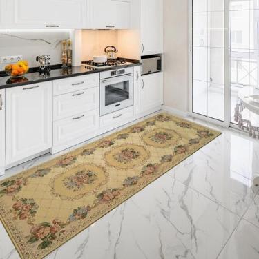 Imagem de 2 Tapete Cozinha Passadeira Antiderrapante 70X180 Ja M04 - Idealiza