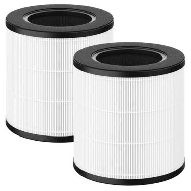 Imagem de Pacote com 2 filtros de substituição APF-H13BV2 para purificador de ar MaxLite AP215SF3B, filtro de substituição PurAirMax Tabletop True HEPA