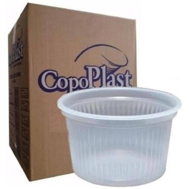 Imagem de Pote Plástico Sem Tampa Para Sorvete 250Ml Copoplast C/1000