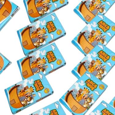 Imagem de 10 Jogo da Memória Biblico, Arca de Noé, Cartas Ilustrativas Didático, Kit Lembrancinha Infantil