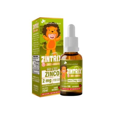 Imagem de ZINTRIX Zinco Infantil 20ml Morango Flora Nativa-Unissex