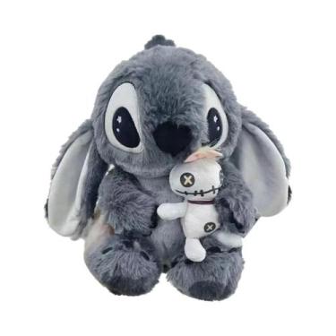 Imagem de Boneco De Pelúcia Kawaii Stitch Lilo Preto, Brinquedo Fofo Para Crianç