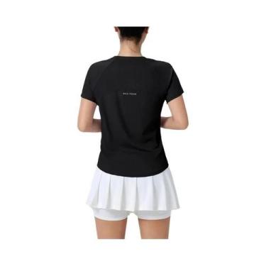 Imagem de Camiseta De Fitness Feminina De Secagem Rápida Com Costas Em Malha, Ma