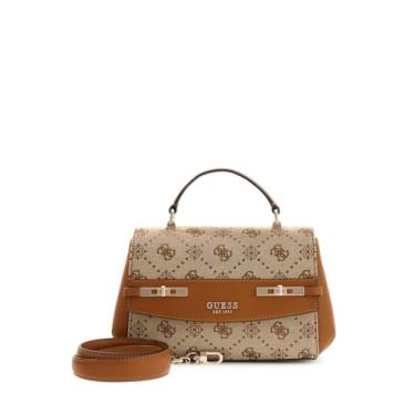 Imagem de GUESS Aba de alça superior Melinda, logotipo Latte