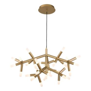 Imagem de Pendente Manacá Dourado E Branco - Bd003m Bella