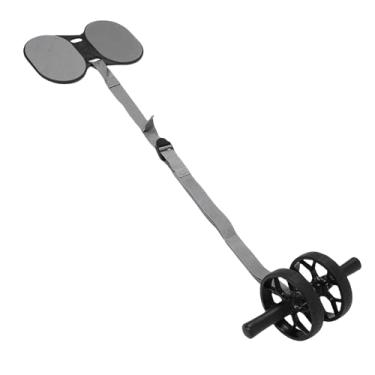 Imagem de Alomejor Rolo da Roda AB, Equipamento de Exercício Automático de Roda Dupla Com Joelheira para o Treino de Treino de Ginástica Em Casa Treinamento de Força