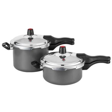 Imagem de Kit 2 panelas de Pressão MTA Multi 4.5L Grafite Antiaderente