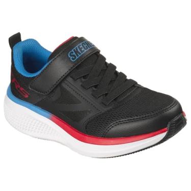 Imagem de Skechers Boys Go Run Elevate 2.0 - "Where's My Skechers, Preto/Vermelho., 13 Little Kid