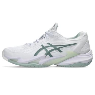 Imagem de ASICS Tênis feminino Court FlyteFoam 3, Branco/Lichen Rock, 34