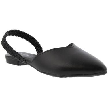 Imagem de Sandália Mule Beira Rio Rasteira 4134.446, Preto, 37