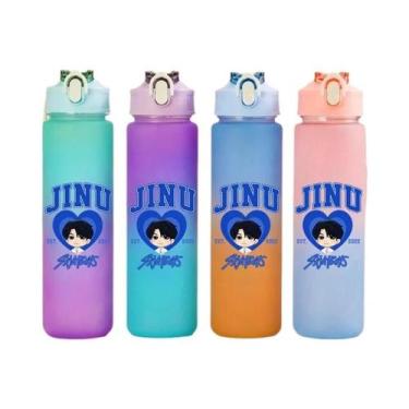 Imagem de Garrafa De Água De 750ML Com Cores Em Gradiente KPop Demon Hunters Par