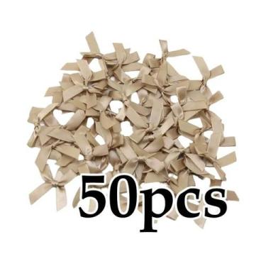 Imagem de Laços De Fita De Poliéster Coloridos 4x4cm 50 Peças Decorações De Flor