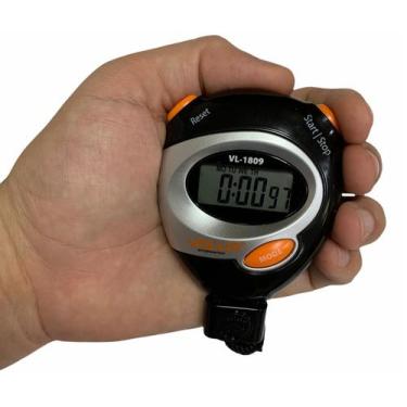 Imagem de Cronômetro Digital Profissional Vollo VL1809 Com Alarme e Relógio - Vo
