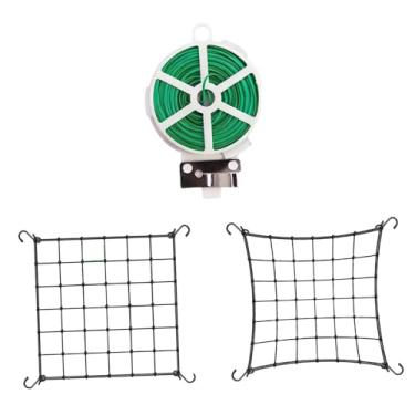 Imagem de KiBcsLic Rede de suporte para plantas em estufas de cultivo, rede flexível para cultivo de tomate, SCROG para hidroponia em jardins externos e para pepinos, M