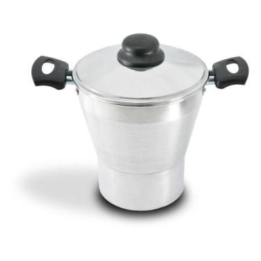 Imagem de Cuscuzeiro De Alumínio Panela Média Tradicional N16 - 2,5l - ARNIX
