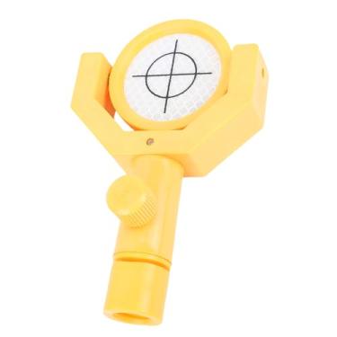 Imagem de Fabater Alvo Reflexivo do Prisma de Levantamento da Precisão Alta do Refletor Total da Estação para o Levantamento Construção, Material Impermeável ABS (Amarelo)