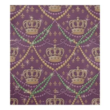 Imagem de Blueangle Capa de ímã de lava-louças coroa de carnaval de carnaval, decoração de capa frontal de lava-louças, adesivos de eletrodomésticos, adesivos de eletrodomésticos, 58 cm C x 66 cm adesivo