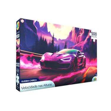 Imagem de GGB Plast Quebra Cabeça Puzzle 500 Peças Velocidade nas Alturas