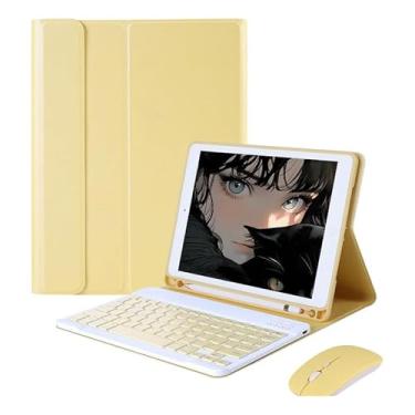 Imagem de Kit Capa para Samsung Galaxy Tab S9: Capa para Tablet + Teclado + Mouse