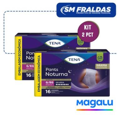 Imagem de Fralda Descartável Geriátric/Adulto Tena Pants Noturna G/EG - 2 Pacote