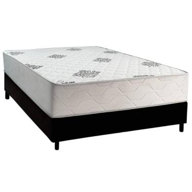 Imagem de Cama Box Casal + Colchão Ortopédico Inovaflex Comfort