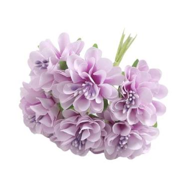 Imagem de Flores De Cravo Artificiais De 11CM, Conjunto Com 12 Peças Para Decora