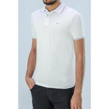 Imagem de Camisa Polo Manga Curta Masculina 007494015 Slim Ogochi Branca-Masculino