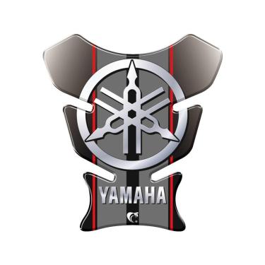 Imagem de Adesivo Protetor De Tanque Moto Yamaha Diapasão Vermelho Vermelho