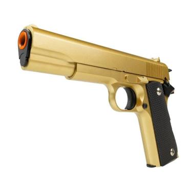 Imagem de Pistola De Airsoft Vg 1911-v14 Gold Mola 6mm - Rossi