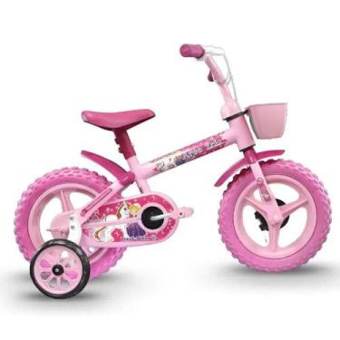 Imagem de Bicicleta Infantil Track Aro 12 Arco-iris Rosa - Track & Bikes, 12, Ro