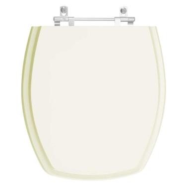 Imagem de Assento Sanitário Poliester Thema Biscuit (bege Claro) Para Vaso Incepa 6lpf