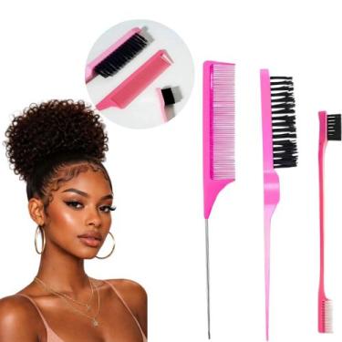 Imagem de Kit Escova E Pente Profissional Para Baby Hair E Finalização - bbless