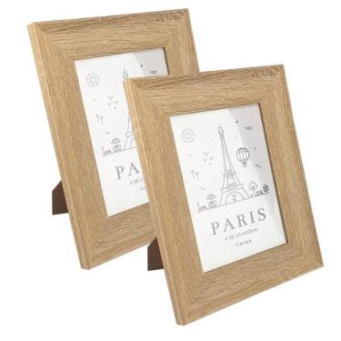 Imagem de Kit 2 Porta Retratos Minimalistas 15X20Cm Mesa Aparador 6058 - Casa Nu
