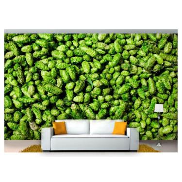 Imagem de Papel De Parede Textura Lupulo Ingrediente 3D Al171