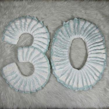 Imagem de Kit 30 Fraldas Descartáveis Boneca Bebê Mamãe Reborn