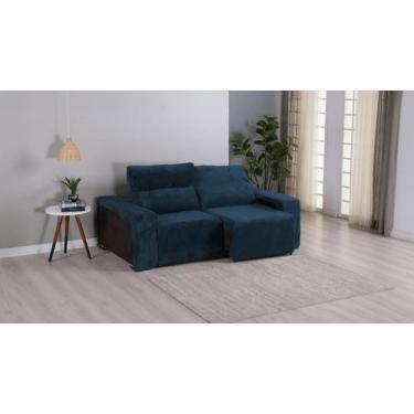 Imagem de Capa para Sofá Retrátil e Reclinável 2 Lugares em Manta Luxo - Oliram 