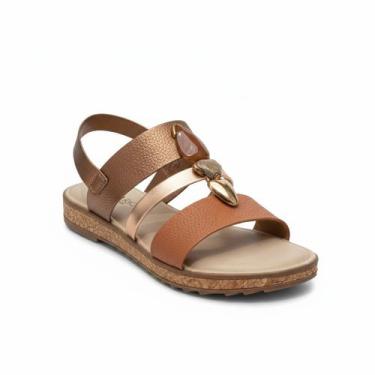 Imagem de Modare Sandália Feminina Bronze Terracota Ortopédica -, 37, Bronze, Te