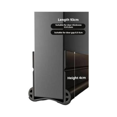 Imagem de Fita De Vedação Flexível Para Portas, Isolante Acústico, À Prova De Ve