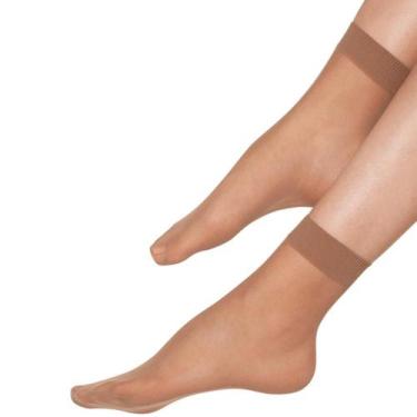 Imagem de Meia Loba Soquete Fina Fio 20 5530-001, Po de arroz, UN